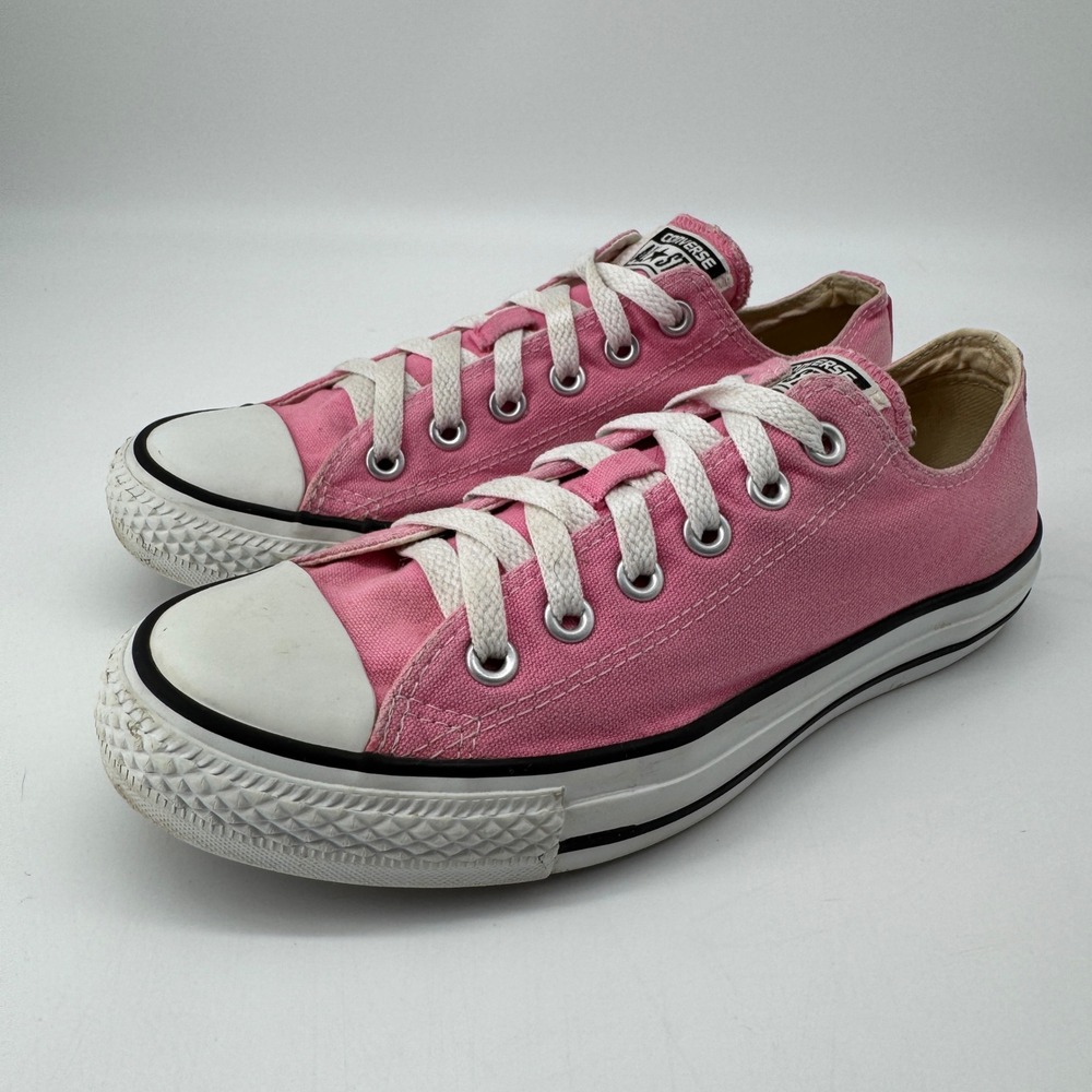 Converse Chuck Taylor Shoes 8 Pink Low Top Canvas Bella Swan Grunge Mall Goth